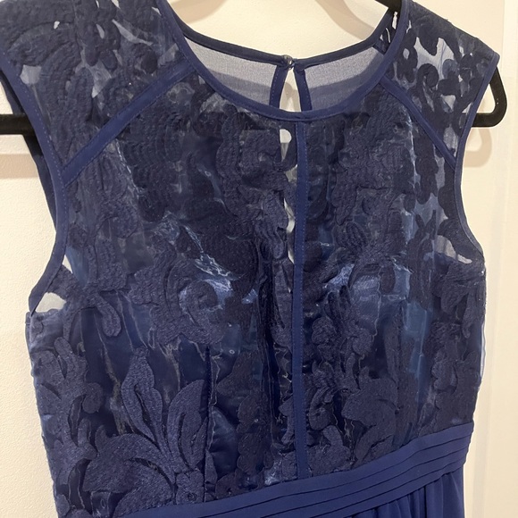 Occasion Dress Long/Maxi - Little Mistress LONDON - Navy Blue- US8/UK12 - Picture 10 of 10